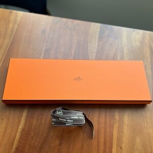 Hermes box and ribbon